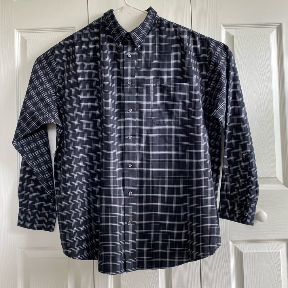 St. John’s Bay Iron Free Long Sleeve Button 2X